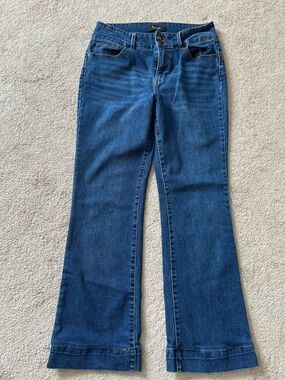 d. jeans Dark Blue Flare Waist Jeans